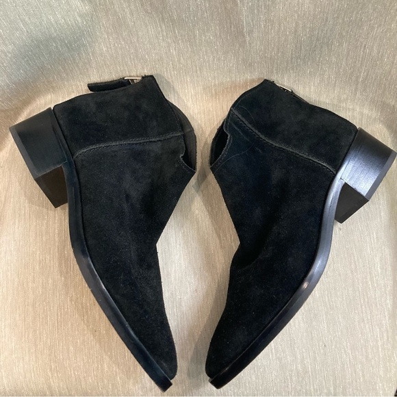 DOLCE VITA  Sz 10 Tucker Onyx Colourway Suede Leather Ankle Booties - Picture 5 of 10